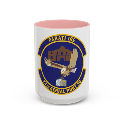 74th Aerial Port Squadron (U.S. Air Force) Accent Coffee Mug