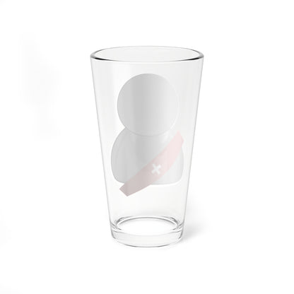 Switzerland politic personality icon (Switzerland) Pint Glass 16oz