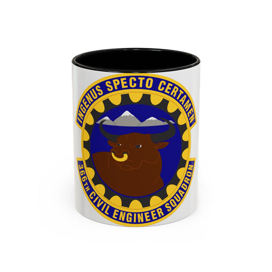 366 Civil Engineer Squadron ACC (U.S. Air Force) Accent Coffee Mug