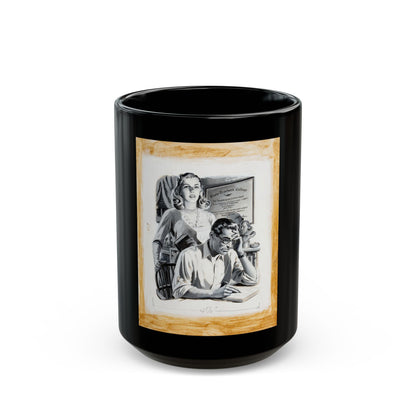 Christian Herald Magazine 2 (Christian Herald Publ., c. 1940s) - Black Coffee Mug-15oz-Go Mug Yourself