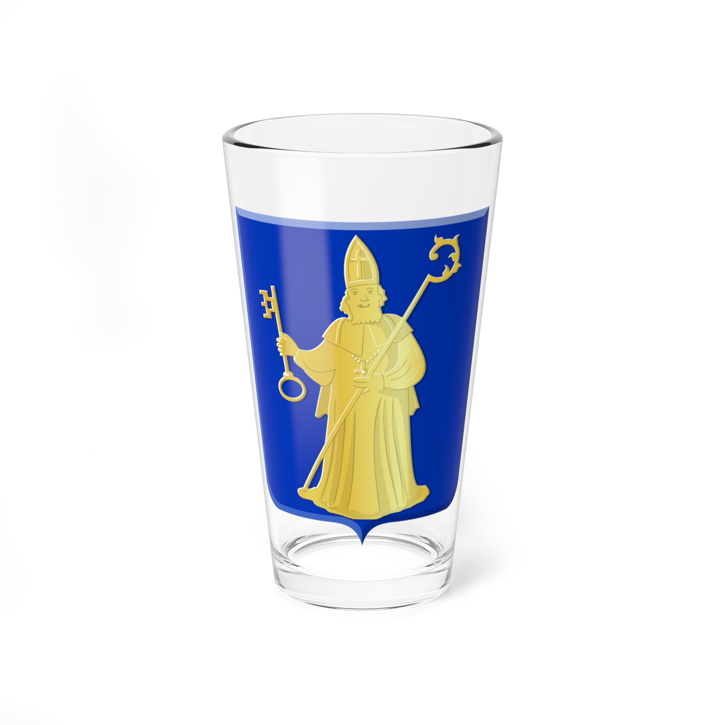 Ukkel wapen (Belgium) (Coat of Arms) Pint Glass 16oz