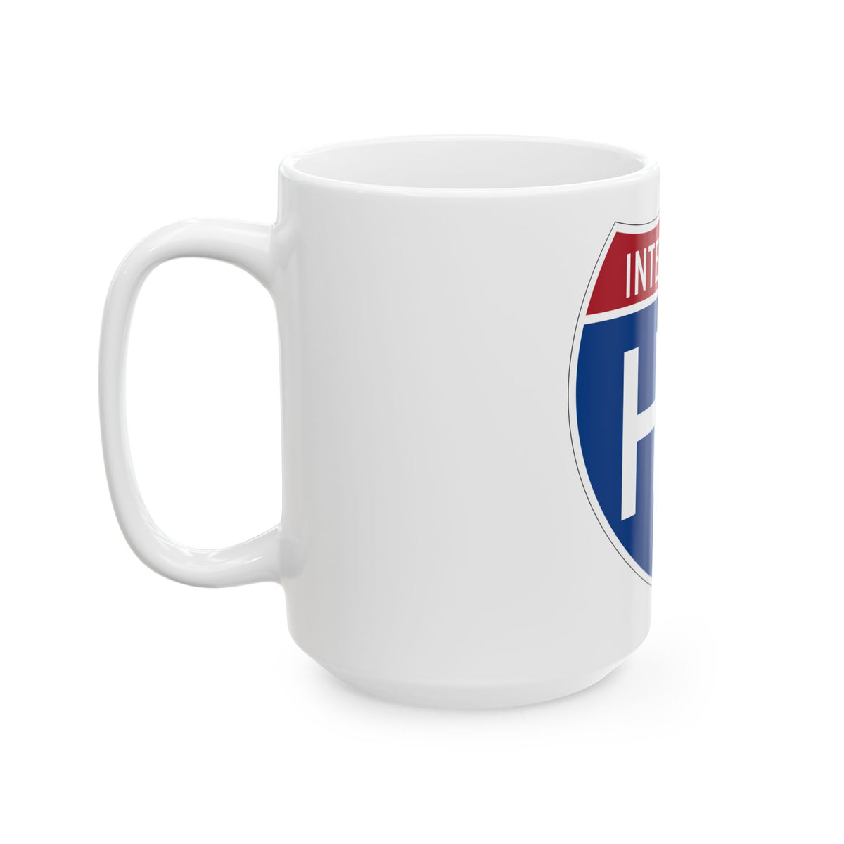 Interstate H3 (U.S. Highways) White Coffee Mug