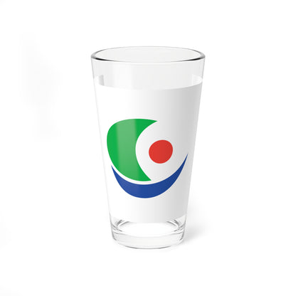 Flag of Kamijima Ehime (Japan) Pint Glass 16oz