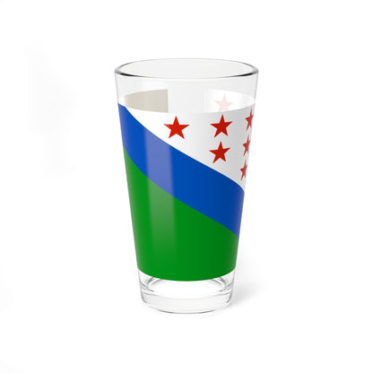 Flag of Yanchukan Buryatia (Russia) Pint Glass 16oz