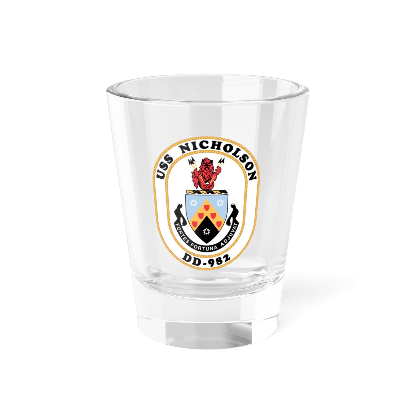 USS Nicholson DD 982 (U.S. Navy) Shot Glass 1.5oz