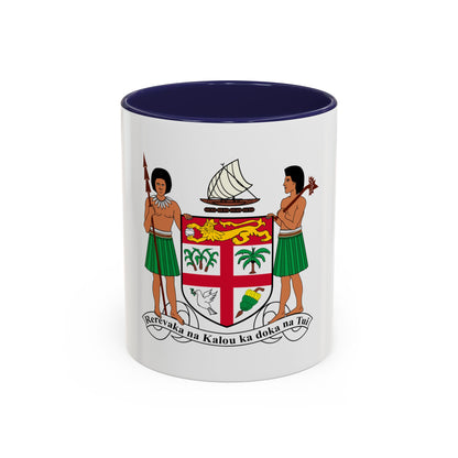 Coat of arms of Fiji - Accent Coffee Mug