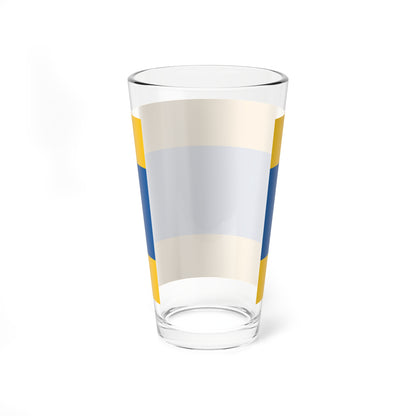 Flag of Koszeg 1941 (Hungary) Pint Glass 16oz