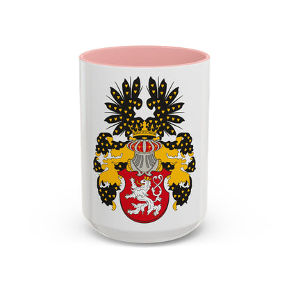 Coat of arms of the Kingdom of Bohemia - Accent Coffee Mug