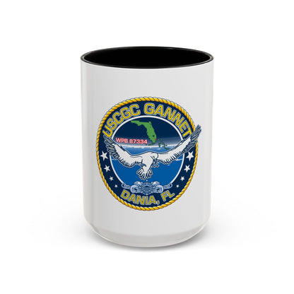USCGC Gannet Dania FL (U.S. Coast Guard) Accent Coffee Mug