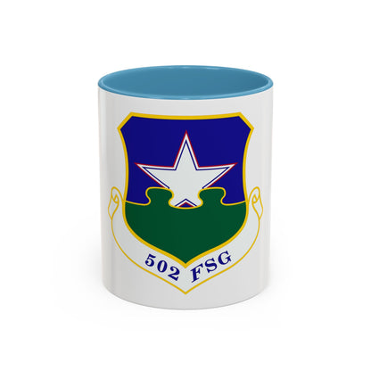 502d Force Support Group (U.S. Air Force) Accent Coffee Mug