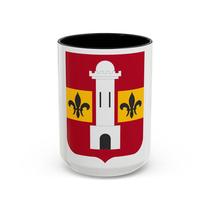 740th Antiaircraft Artillery Gun Battalion v2 (U.S. Army) Accent Coffee Mug