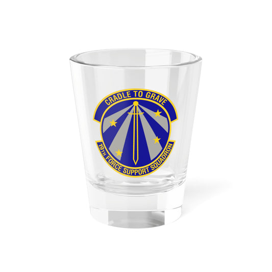 19th Force Support Squadron (U.S. Air Force) Shot Glass 1.5oz