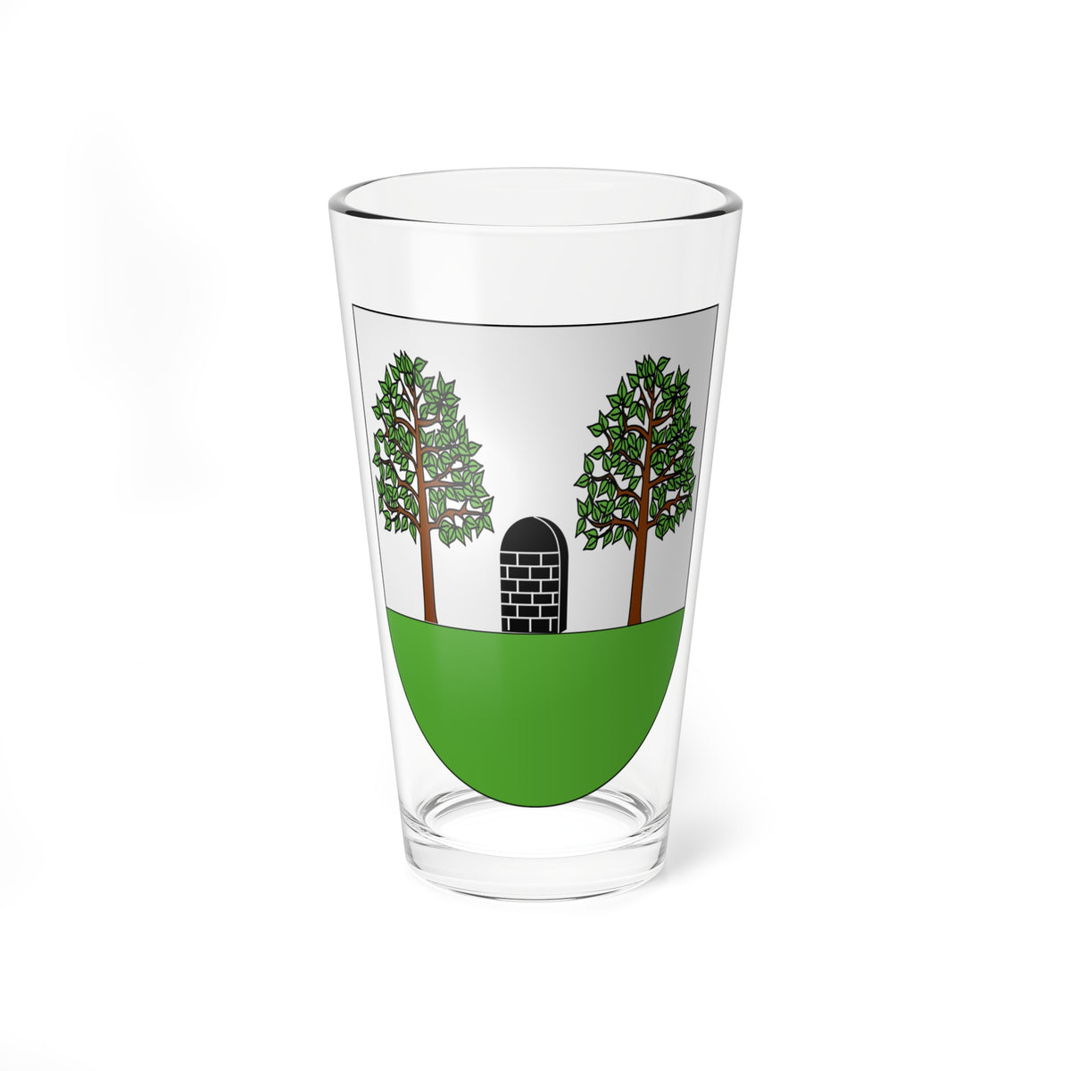 Fräschels-coat of arms (Switzerland) (Coat of Arms) Pint Glass 16oz