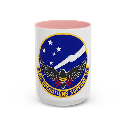 49th Operations Support Squadron (U.S. Air Force) Accent Coffee Mug