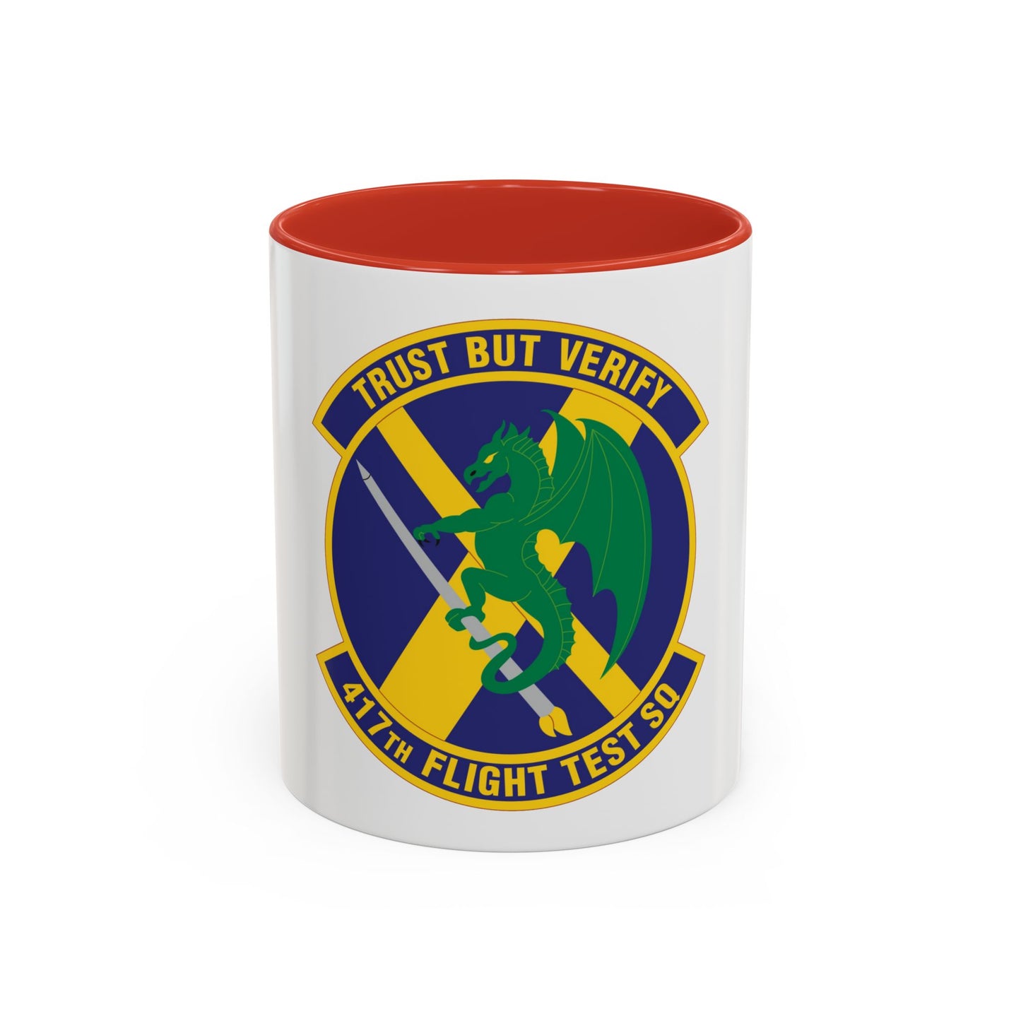 417th Flight Test Squadron (U.S. Air Force) Accent Coffee Mug