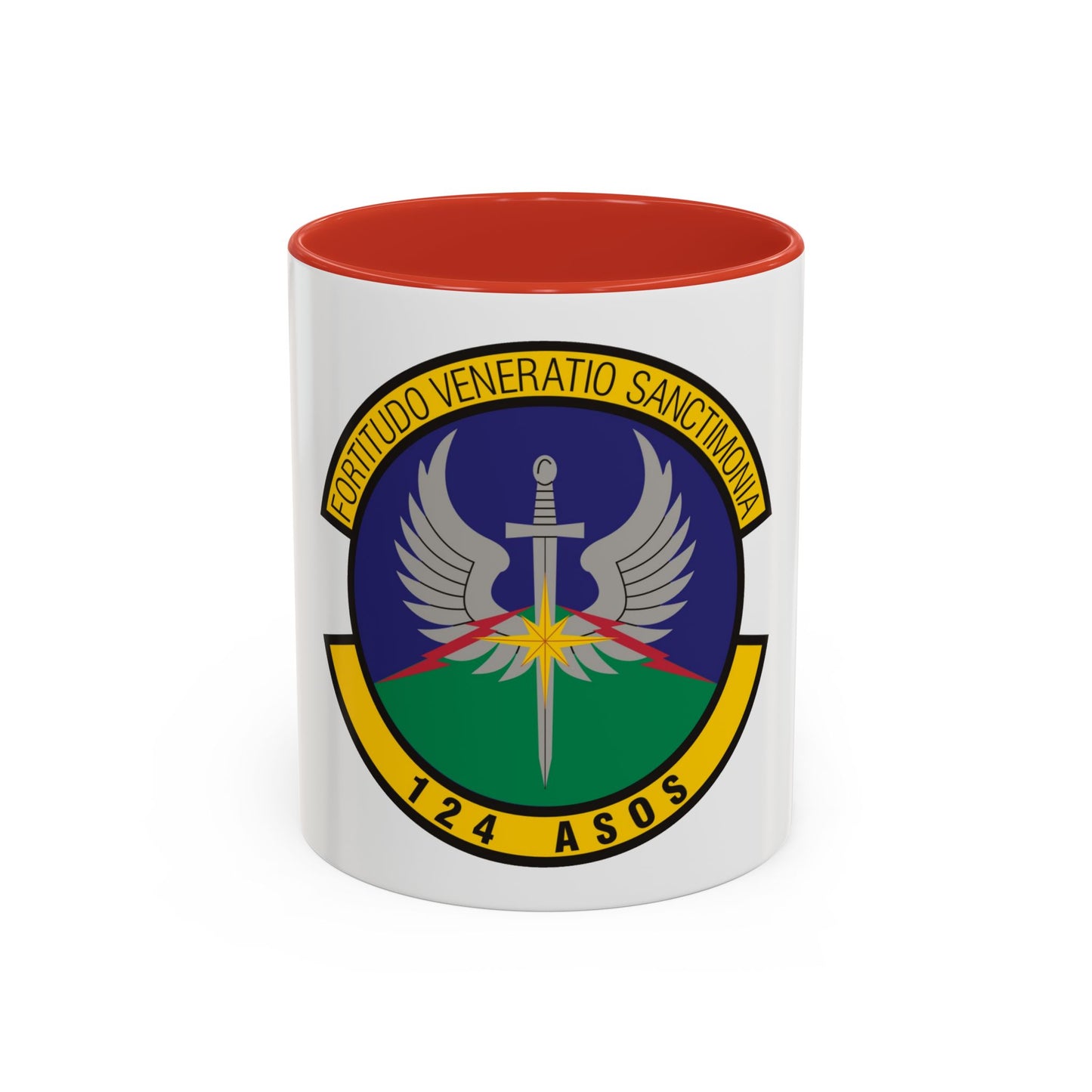124th Air Support Operations Squadron (U.S. Air Force) Accent Coffee Mug