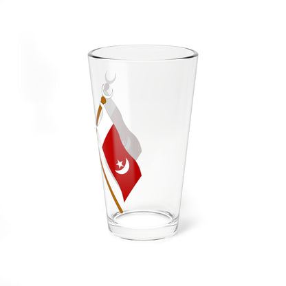 Coat of Arms of Umm Al Quwain (United Arab Emirates) (Coat of Arms) Pint Glass 16oz