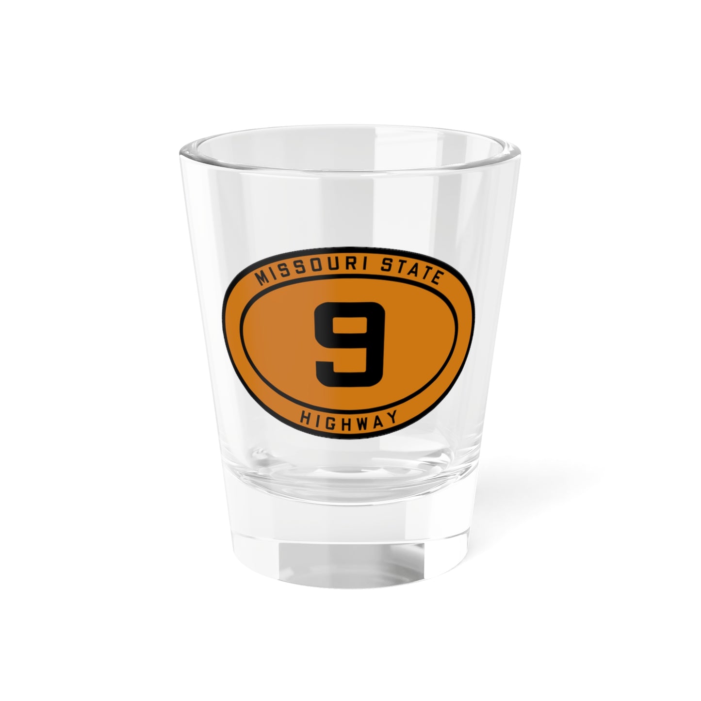 MO-9 1920 (Missouri) (Road Sign) Shot Glass 1.5oz