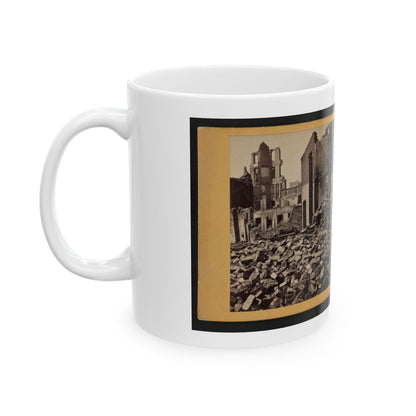 View Of Richmond, Va., At The Close Of The Rebellion (U.S. Civil War) White Coffee Mug