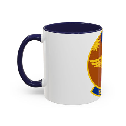 621 Air Mobility Operations Squadron AMC (U.S. Air Force) Accent Coffee Mug