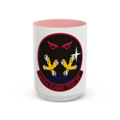 420 Flight Test Squdron AFMC (U.S. Air Force) Accent Coffee Mug