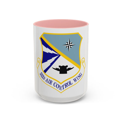 552d Air Control Wing (U.S. Air Force) Accent Coffee Mug