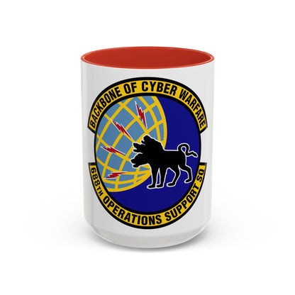 688 Operations Support Squadron ACC (U.S. Air Force) Accent Coffee Mug