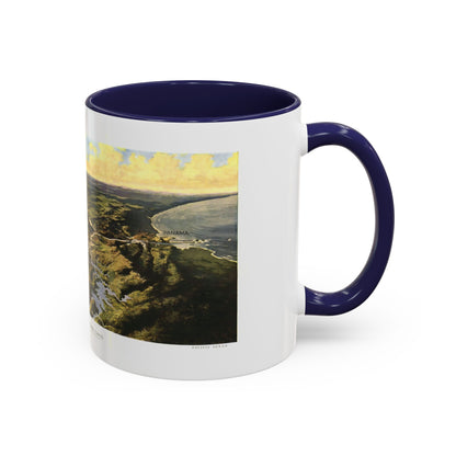 Central America - Panama Canal (1912) (Map) Accent Coffee Mug