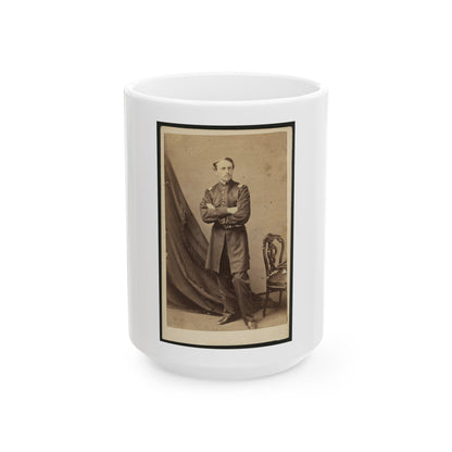 Lt. Robert G. Shaw, Standing, Facing Front (U.S. Civil War) White Coffee Mug