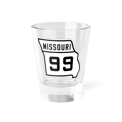 MO-99 1926 (Missouri) (Road Sign) Shot Glass 1.5oz