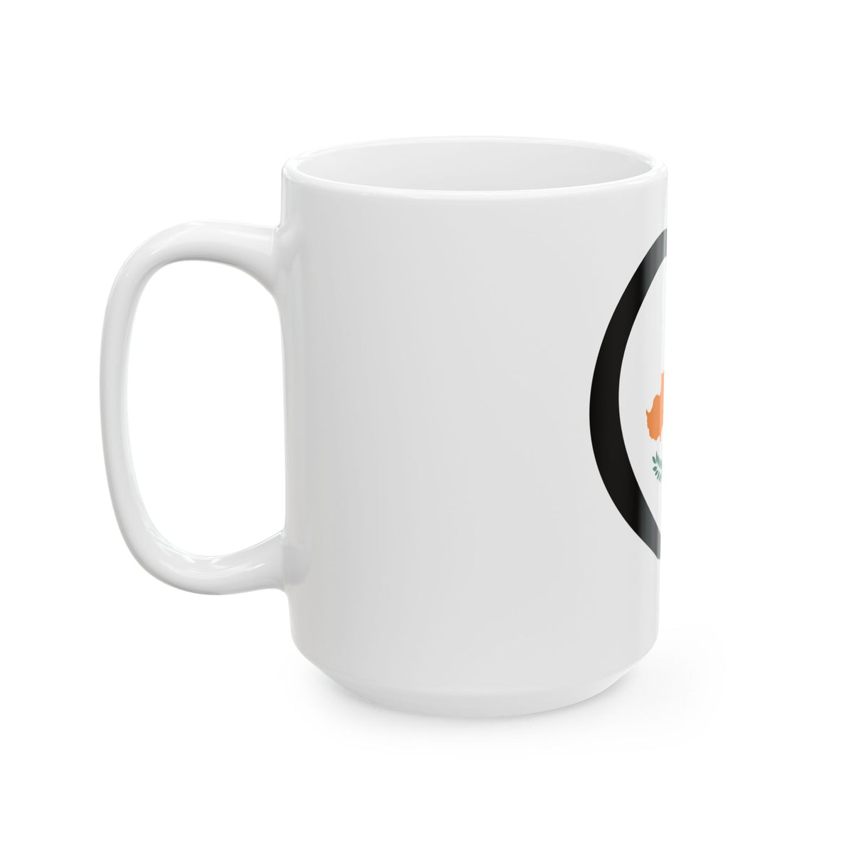 EuroChipreAnterior 1960-2006 (Cyprus) White Coffee Mug