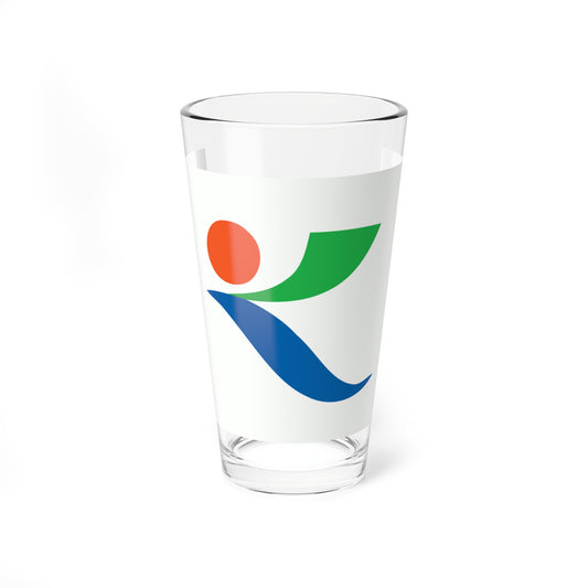 Flag of Kōshi Kumamoto (Japan) Pint Glass 16oz