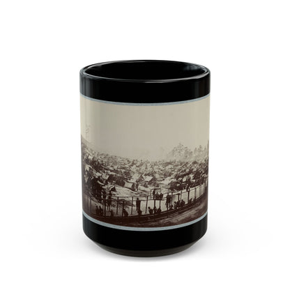 Andersonville Prison, Ga., August 17, 1864. South-East View Of Stockade (U.S. Civil War) Black Coffee Mug