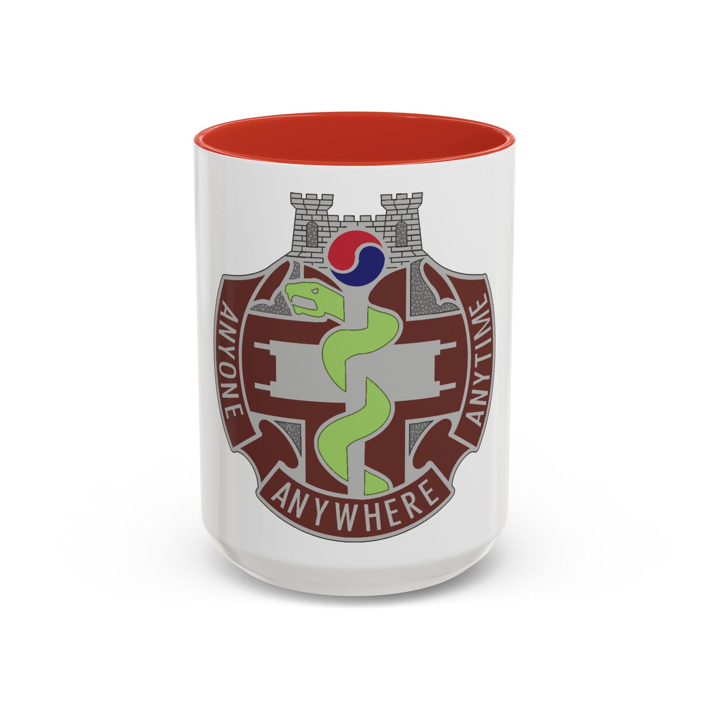 421 Medical Battalion (U.S. Army) Accent Coffee Mug