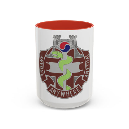 421 Medical Battalion (U.S. Army) Accent Coffee Mug