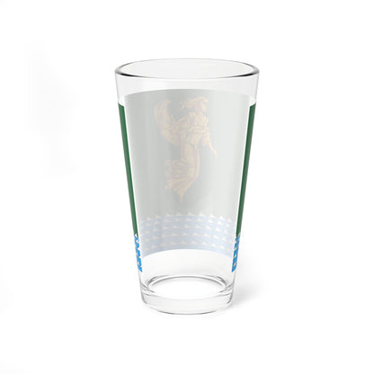 Flag of Angarsk 2004 (Russia) Pint Glass 16oz