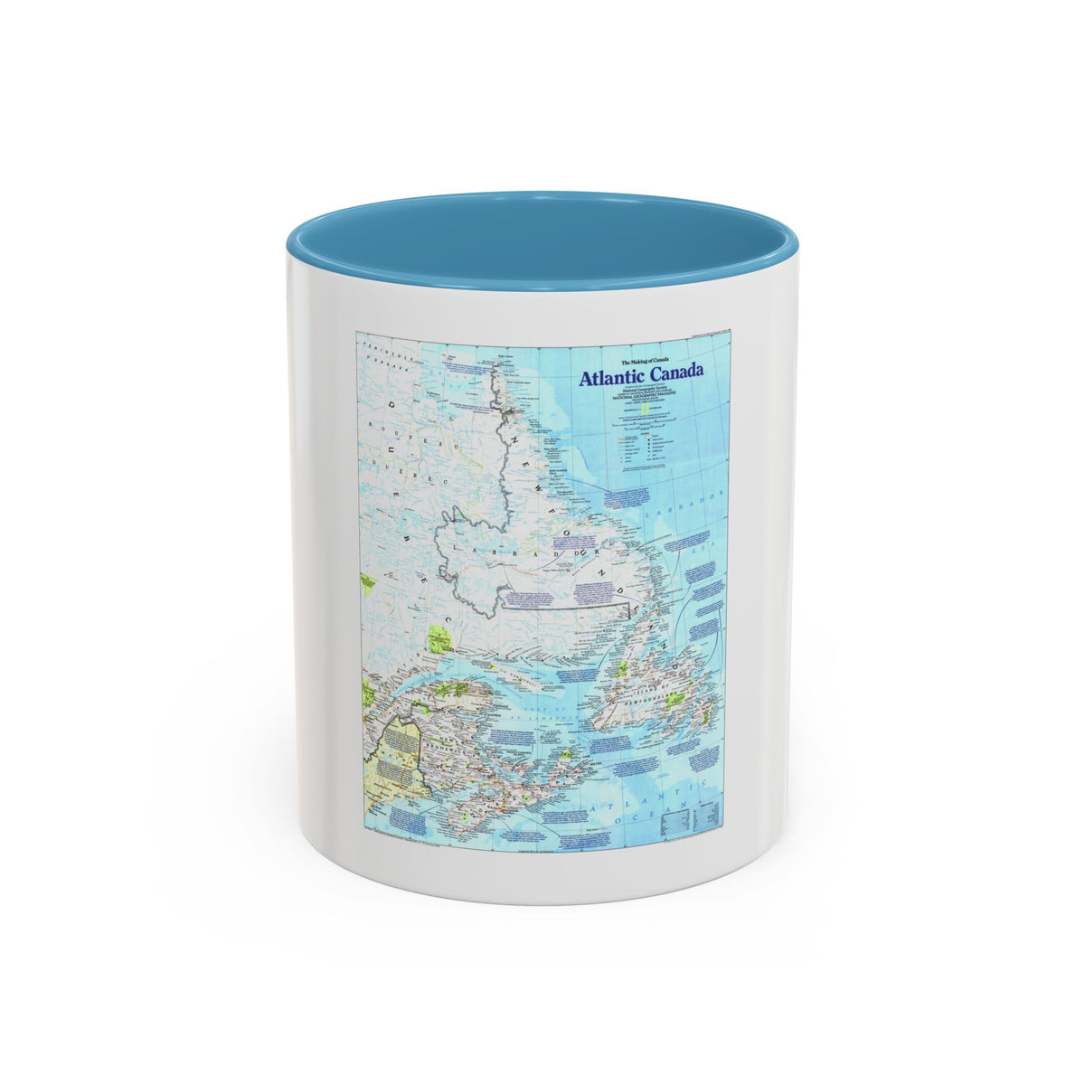 Canada - Atlantic 1 (1992) (Map) Accent Coffee Mug