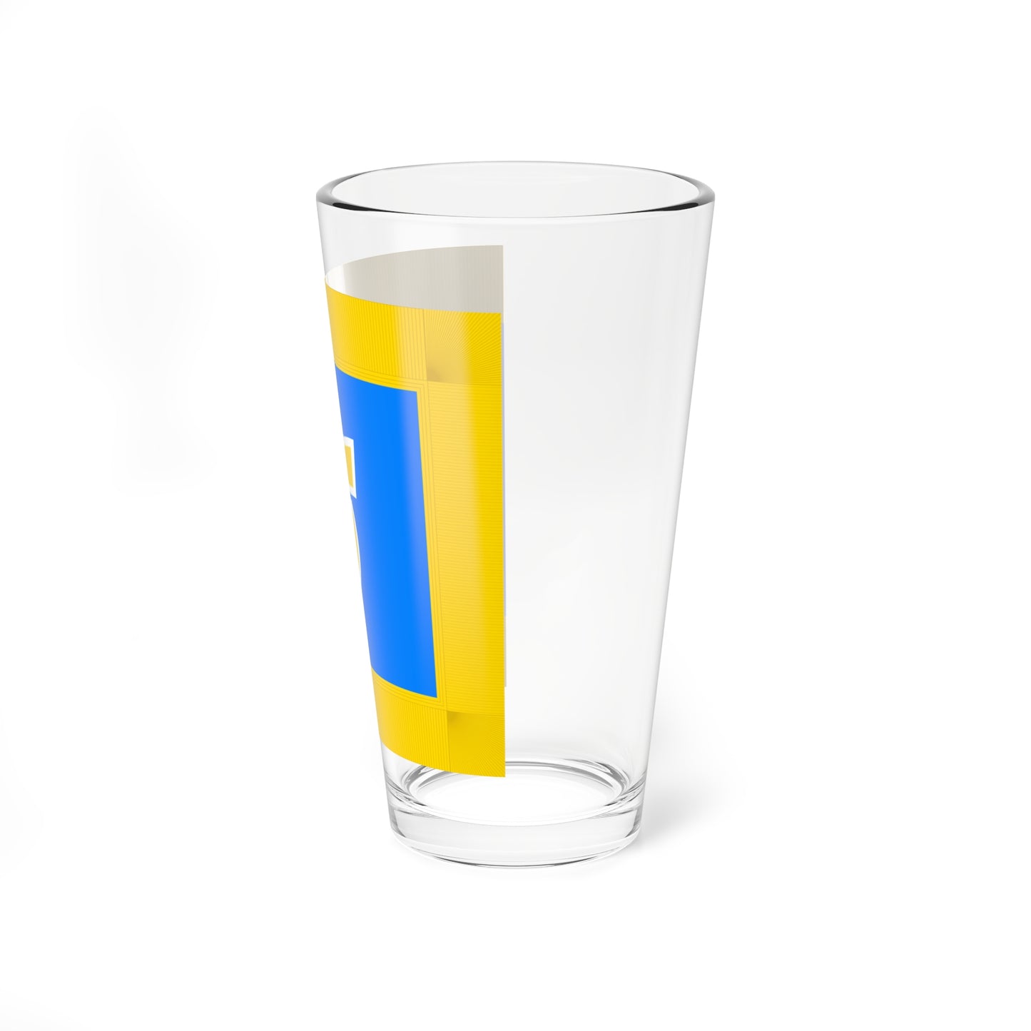 Flag of Toi Hokkaido 1968-2004 fringed (Japan) Pint Glass 16oz