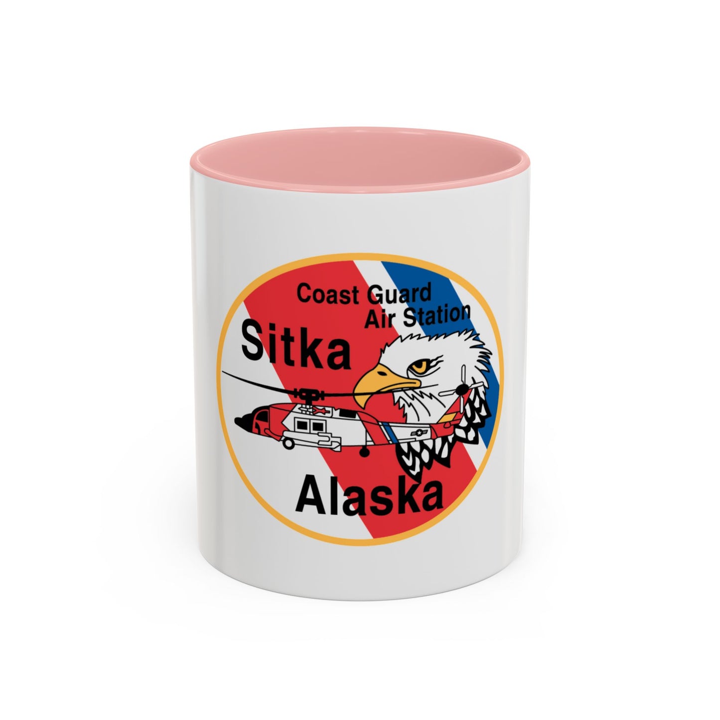 USCG Air Station Sitka (U.S. Coast Guard) Accent Coffee Mug