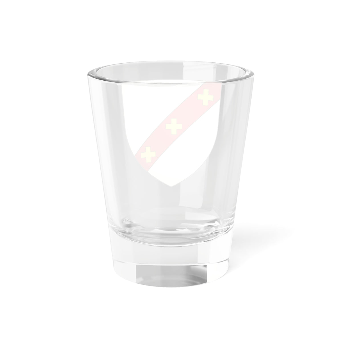 Blason Fr famille Aguerre Ostabat (Spain) (Coat of Arms) Shot Glass 1.5oz
