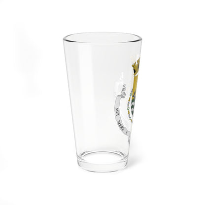 Crest of Lisboa unofficial (Portugal) (Coat of Arms) Pint Glass 16oz