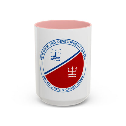 USCG Research And Development Center (U.S. Coast Guard) Accent Coffee Mug