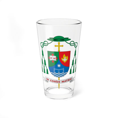 Escudo de Fernando Prado Ayuso (Spain) (Coat of Arms) Pint Glass 16oz