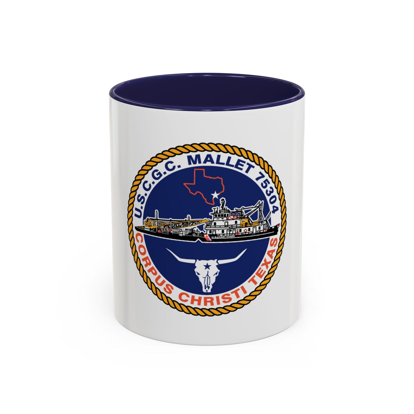 USCGC Mallet 75304 (U.S. Coast Guard) Accent Coffee Mug