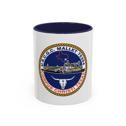 USCGC Mallet 75304 (U.S. Coast Guard) Accent Coffee Mug