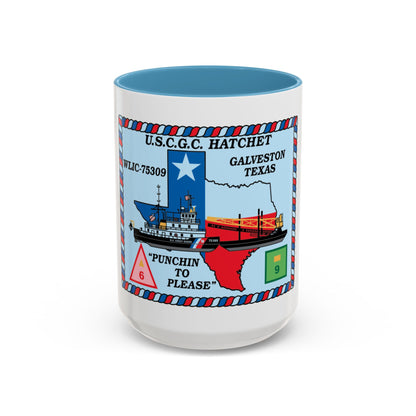 USCGC Hatchet WLIC 75309 (U.S. Coast Guard) Accent Coffee Mug