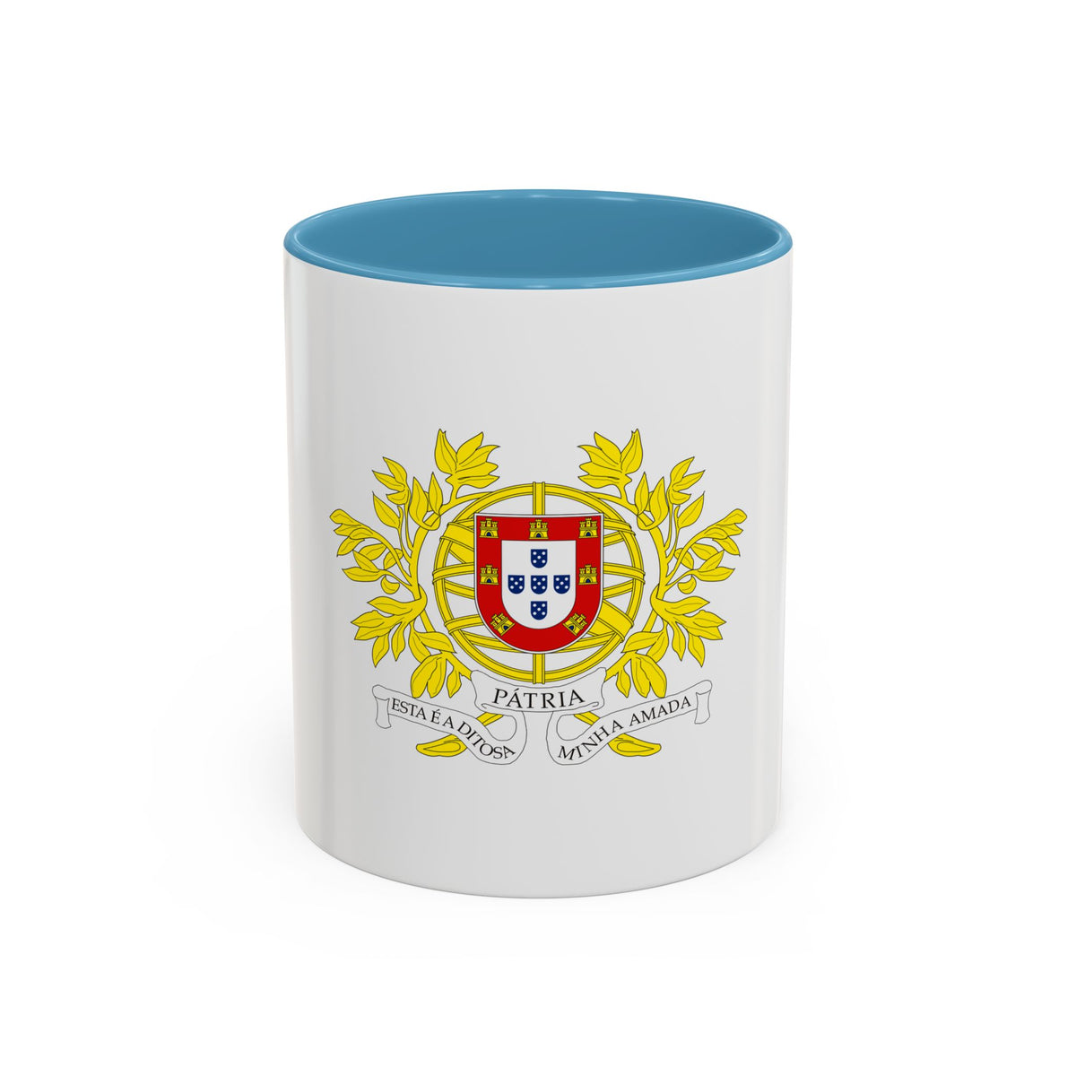 Military coat of arms of Portugal - Accent Coffee Mug