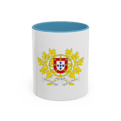 Military coat of arms of Portugal - Accent Coffee Mug