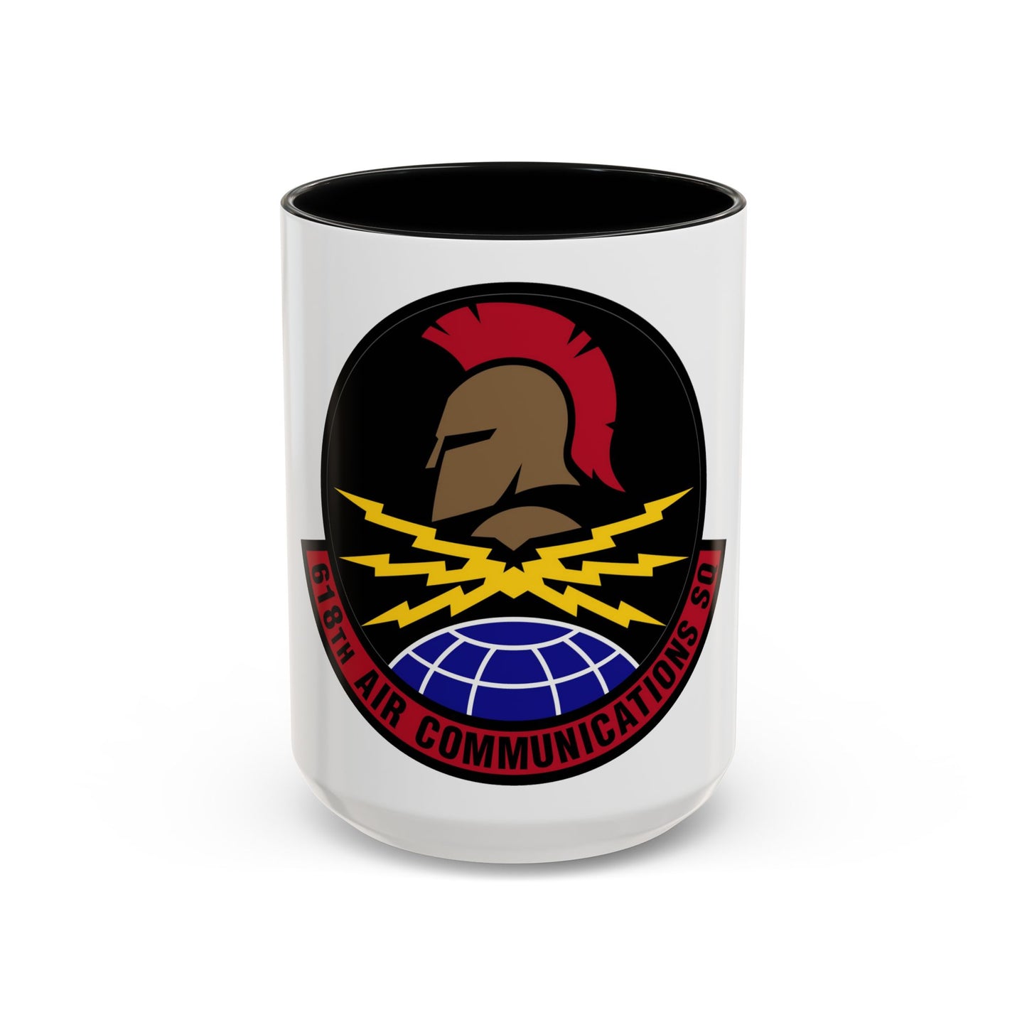 618 Air Communications Squadron AMC (U.S. Air Force) Accent Coffee Mug