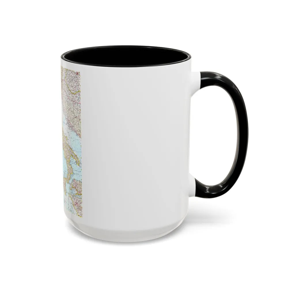 Italy (1961) (Map) Accent Coffee Mug-Go Mug Yourself